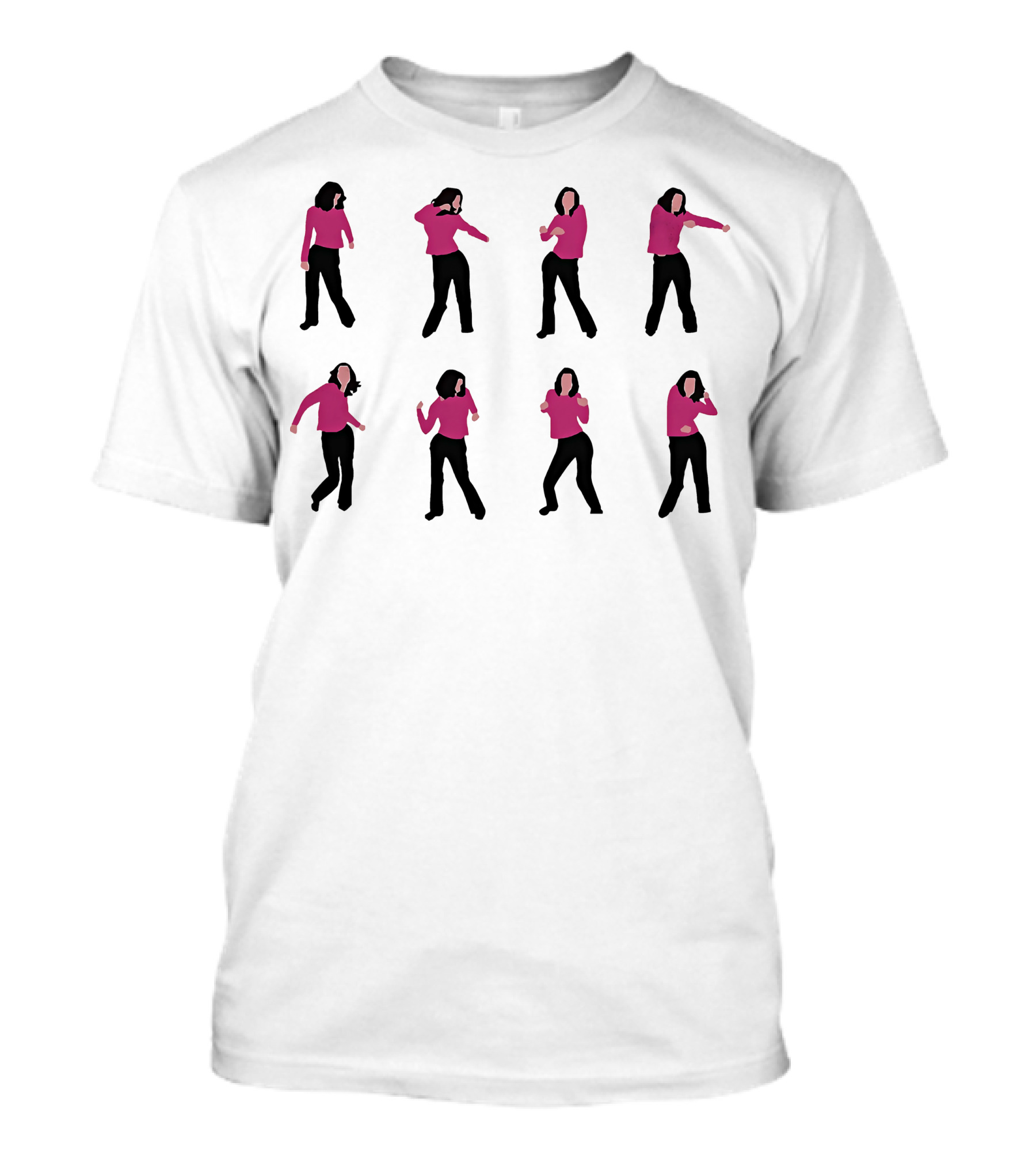 Monica Dancing Moves Friends TV Show T-Shirt