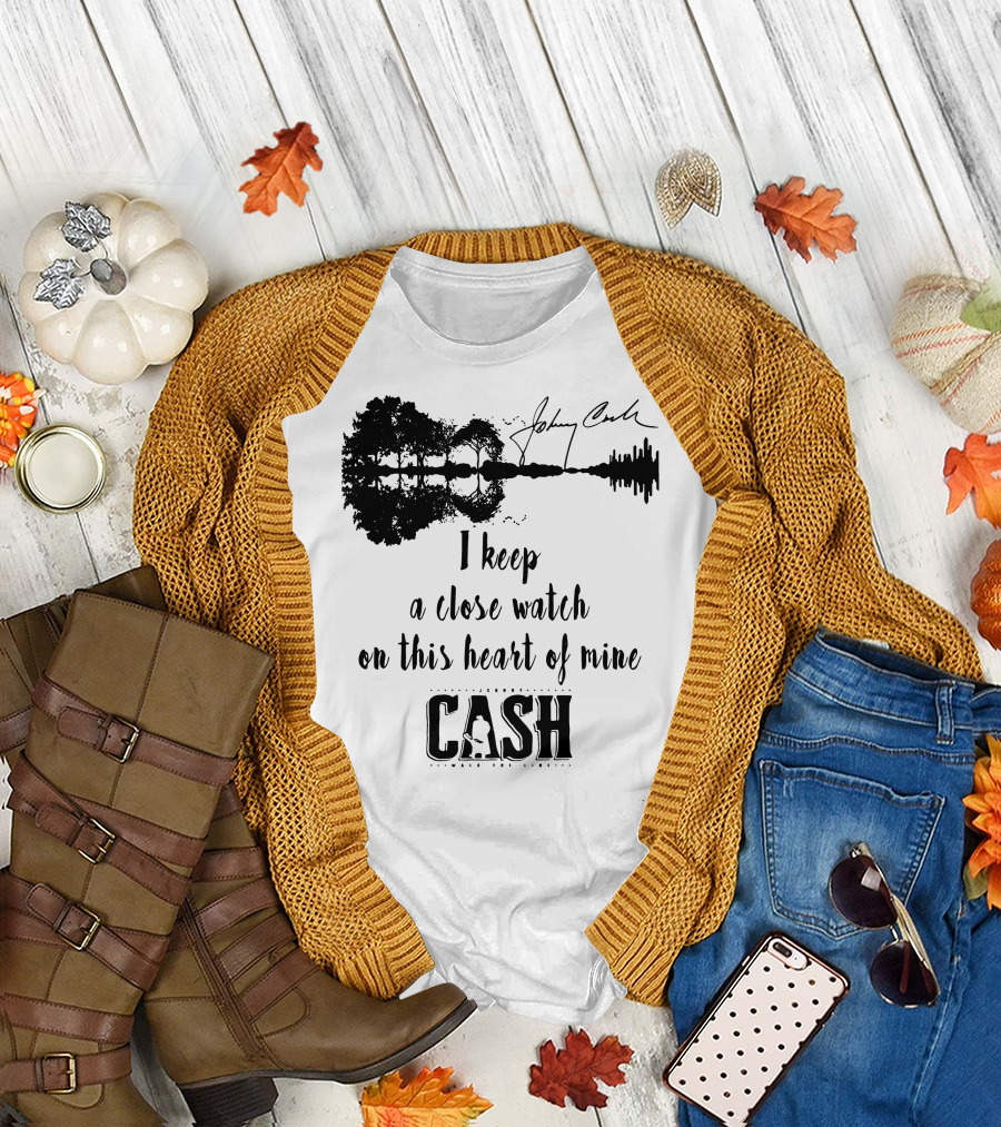 Johnny Cash I Keep A Close Watch On This Heart Of Mine T-Shirt