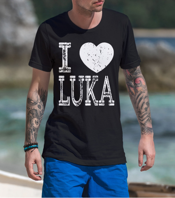 I Love Luka Basketball NFL T-Shirt