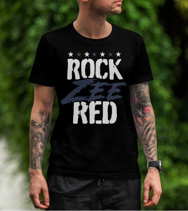 Rock Zee Red Stars T-Shirt