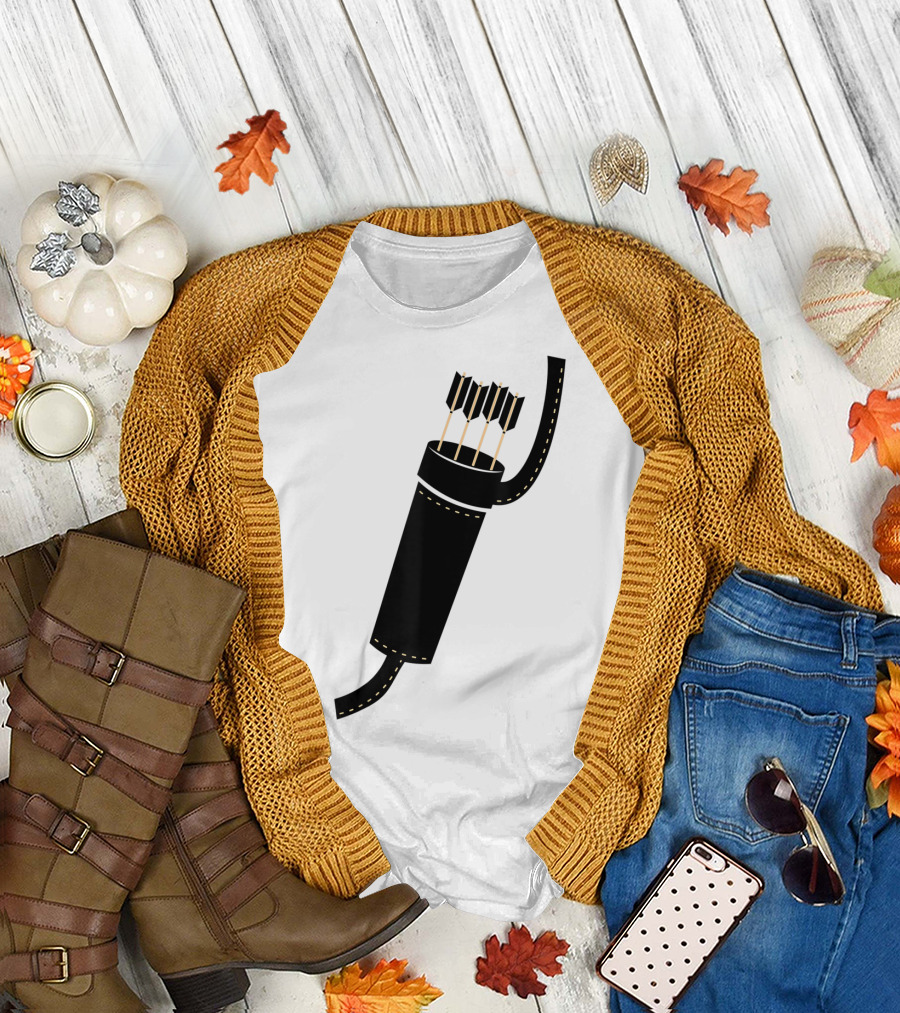 Halloween Archery Arrow Quiver Costume Funny Archer T-Shirt