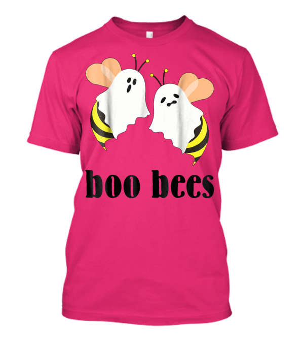 Boo Bees Couples Halloween Humor Costume Ghost Bee T-Shirt