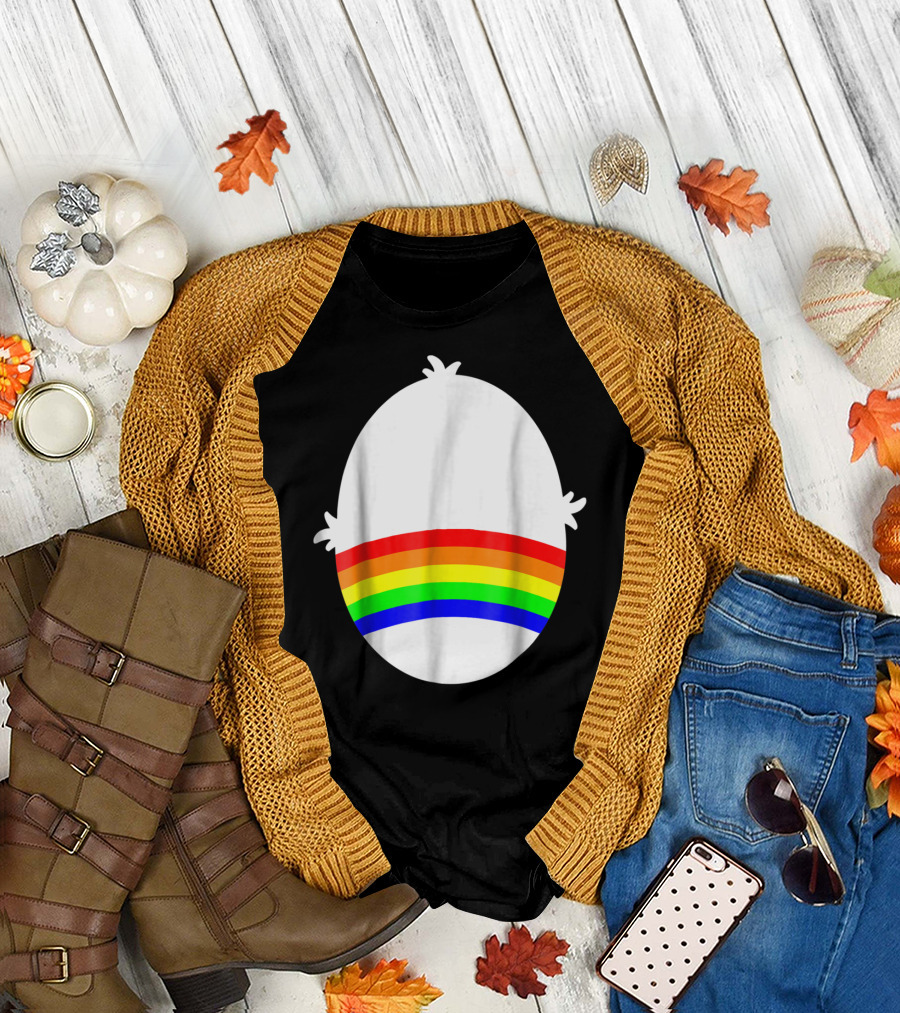 Cheer Rainbow Halloween Egg Edition T-Shirt