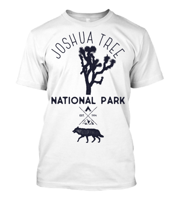 Joshua Tree National Park Socal Hiking Adventure Wolf T-Shirt