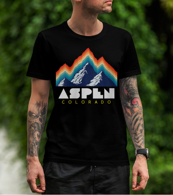 Aspen Colorado Mountain Peaks Hiking Climbing Adventure T-Shirt