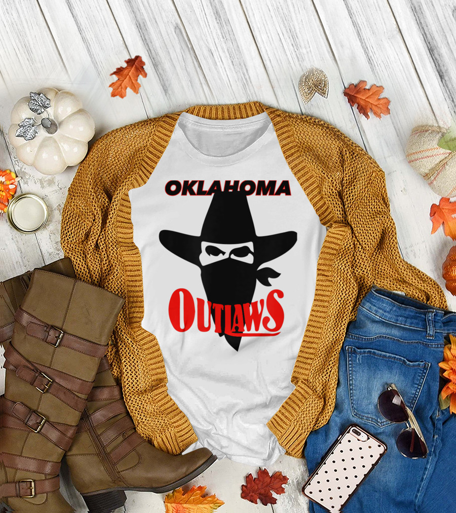 Oklahoma Outlaws Football Vintage Cowboy T-Shirt