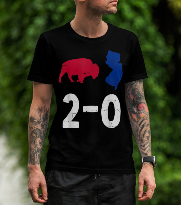 Bills Mafia Beats New Jersey 2-0 Buffalo New York Sports T-Shirt