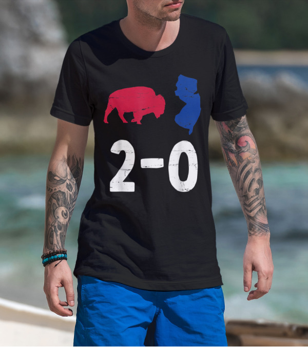 Bills Mafia Beats New Jersey 2-0 Buffalo New York Sports T-Shirt