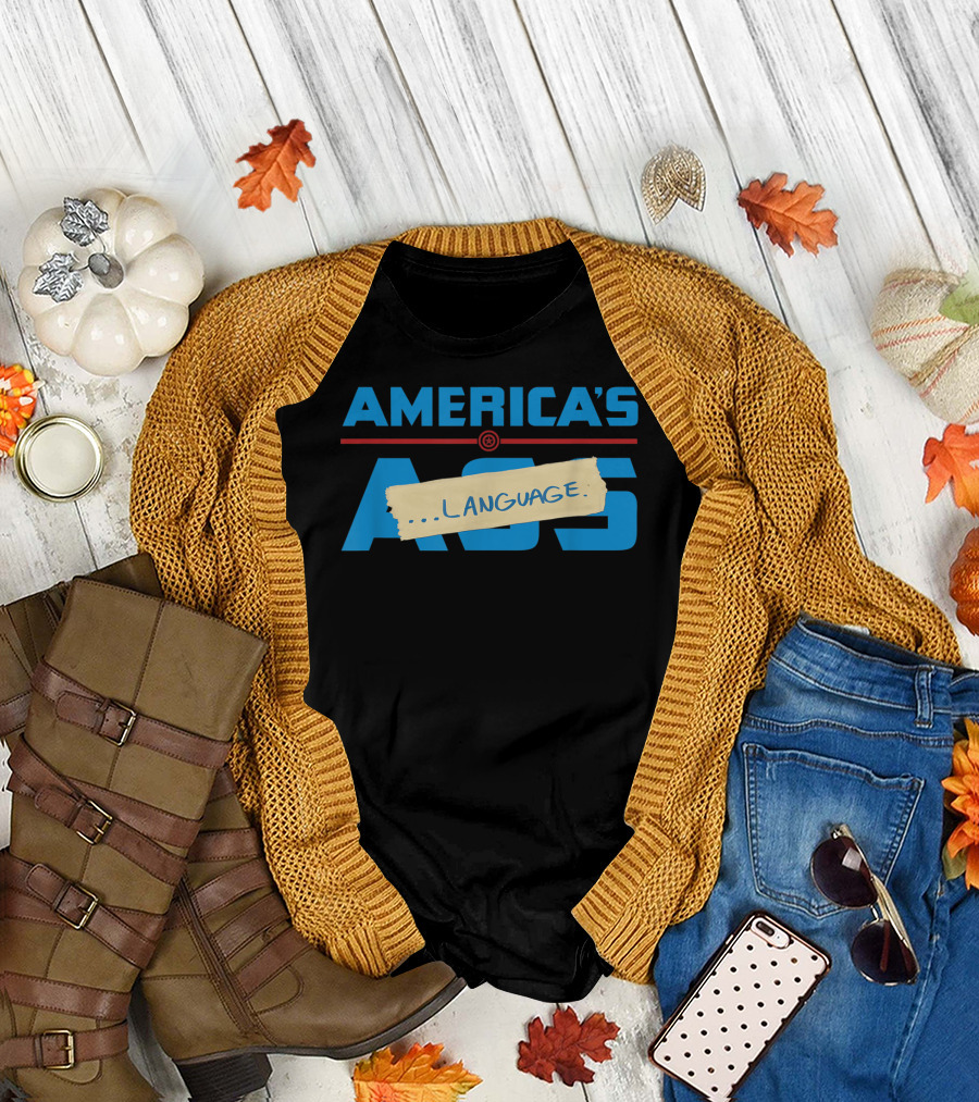 America's Ass Language Marvel Avengers Endgame Captain America T-Shirt