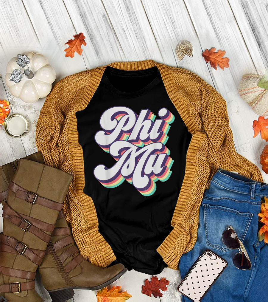 Phi Mu Retro 3D T-Shirt