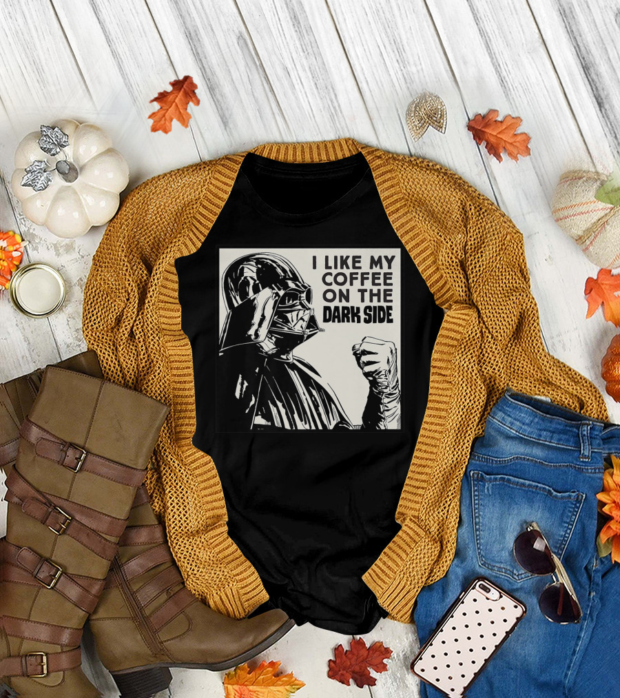 Star Wars Darth Vader I Like My Coffee On the Dark Side Classic T-Shirt