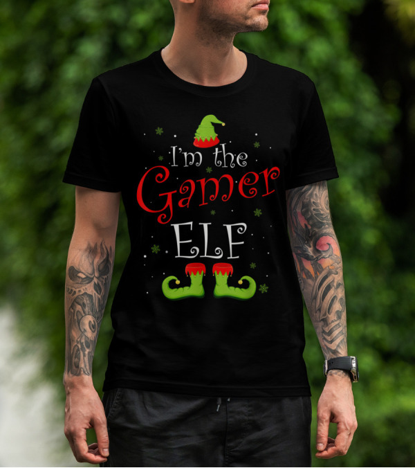 I'm The Gamer Elf Holiday Group Matching T-Shirt