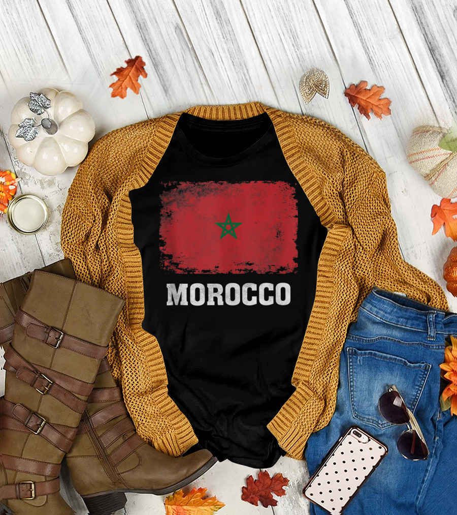 Morocco Flag Moroccan Pride T-Shirt