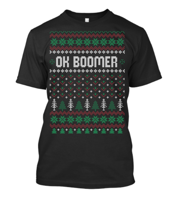 Ok Boomer Ugly Christmas T-Shirt