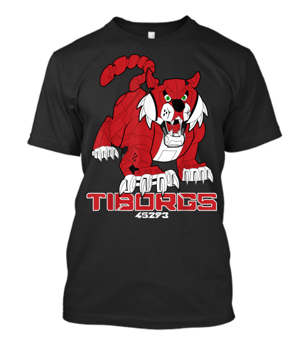 Tiborgs 45293 Robotics Team Tiger Robot T-Shirt