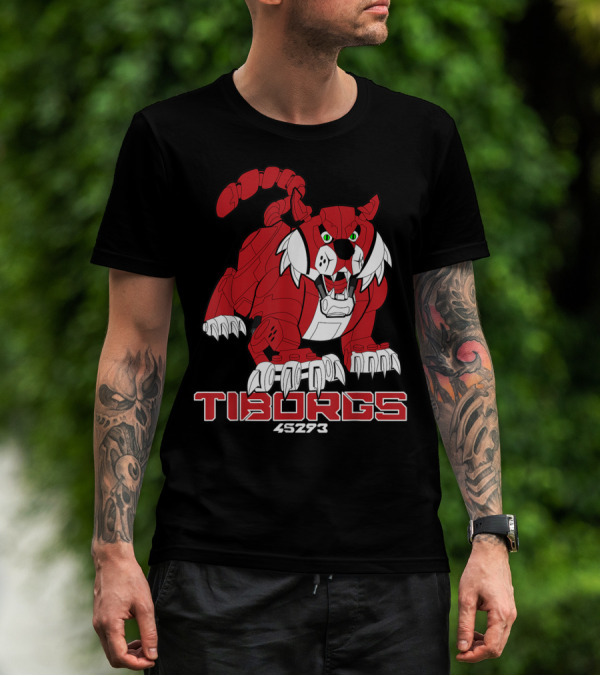 Tiborgs 45293 Robotics Team Tiger Robot T-Shirt