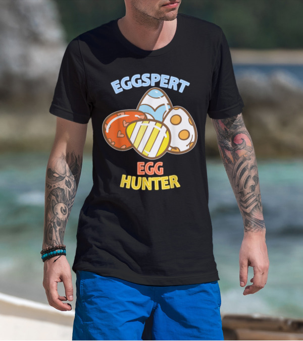 EGGSPERT EGG HUNTER FUNNY EASTER EGG T-Shirt