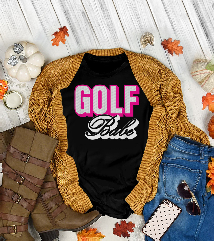 GOLF Babe Cute Text Sporting T-Shirt