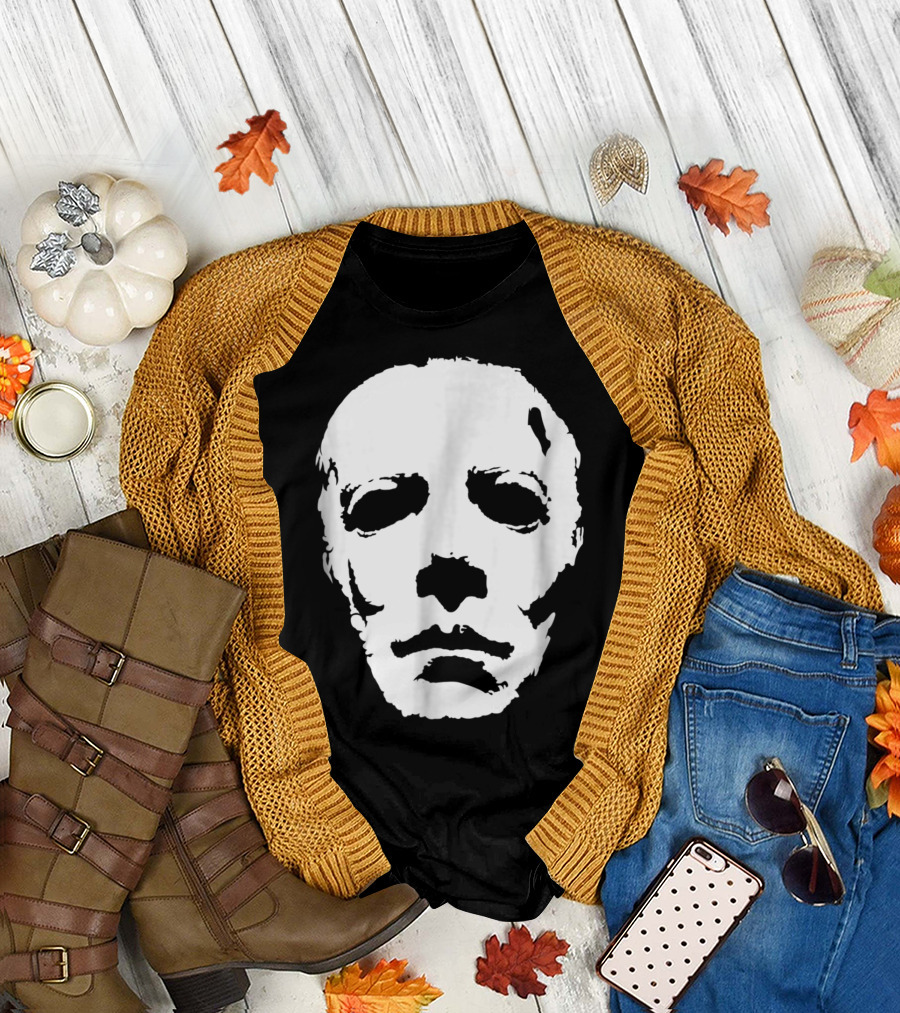 Michael Myers Horror Movie Mask Halloween T-Shirt