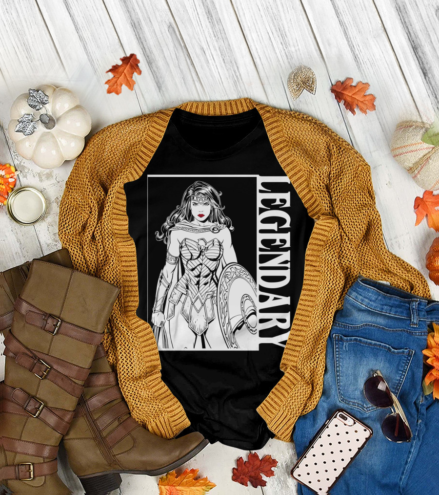 Wonder Woman Legendary Heroic Warrior T-Shirt