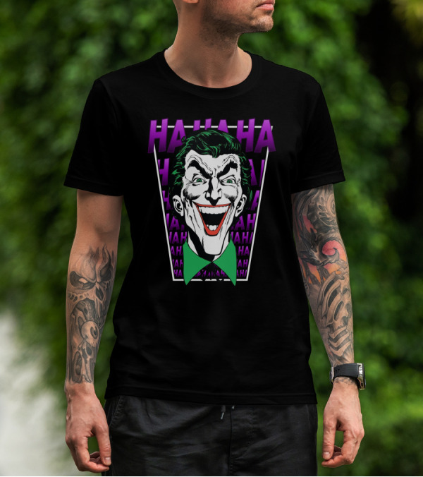 The Joker Hahaha Iconic Laugh T-Shirt