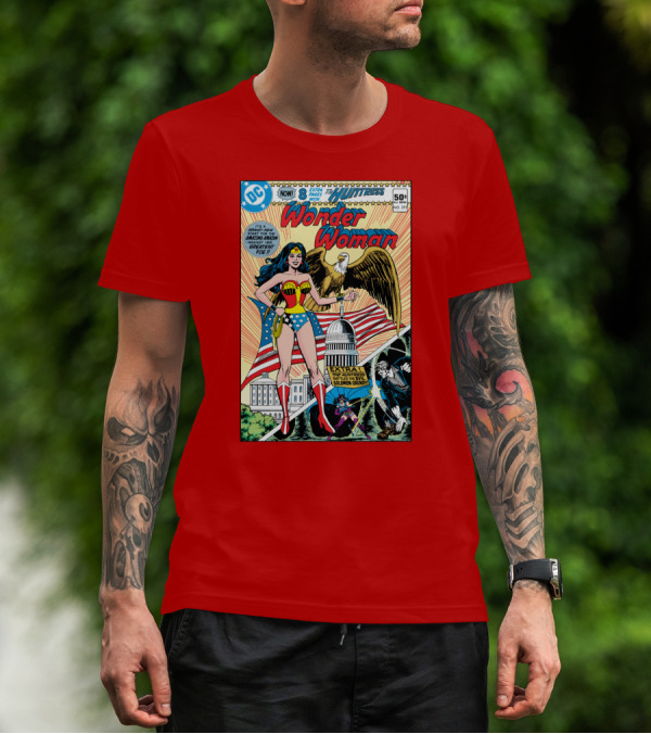 Wonder Woman DC Comics Huntress 1977 Solomon Grundy Patriotic Cover T-Shirt