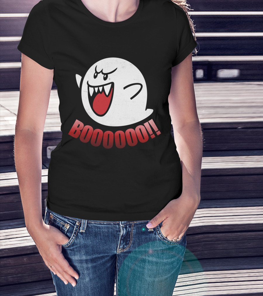Super Mario Boo Ghost Booooo T-Shirt