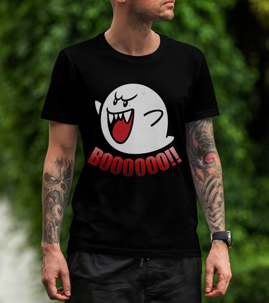 Super Mario Boo Ghost Booooo T-Shirt