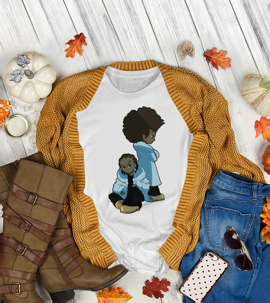 The Boondocks Huey and Riley Characters T-Shirt