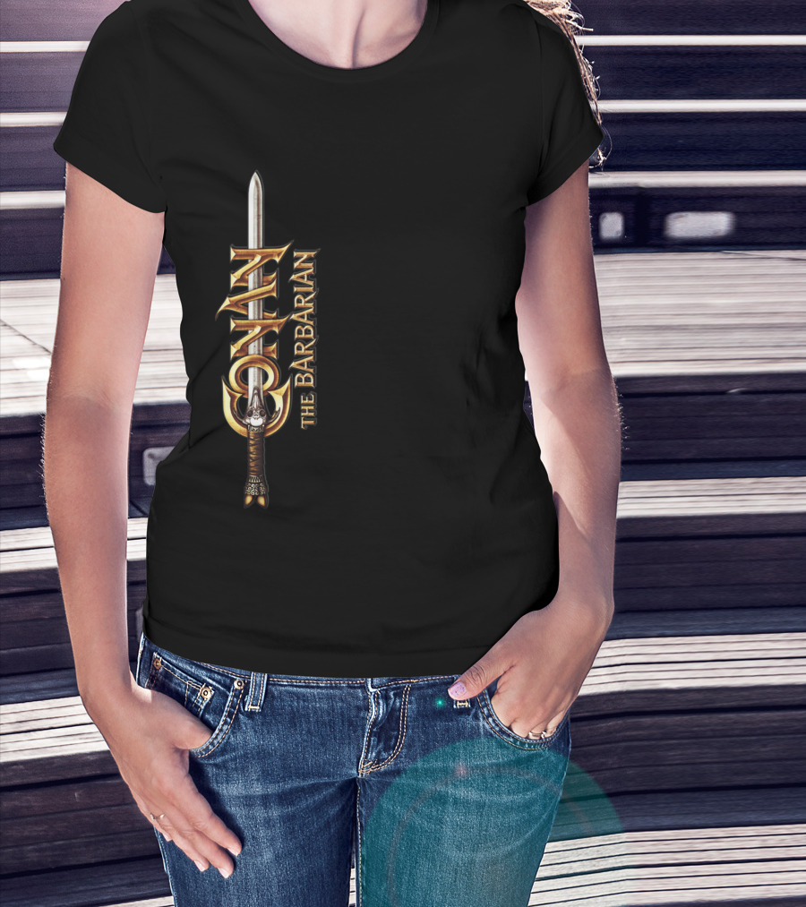 Conan The Barbarian Sword Logo CB 036 T-Shirt