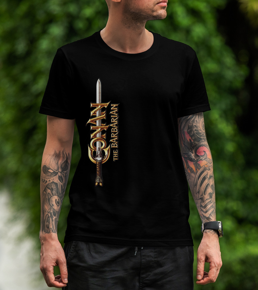 Conan The Barbarian Sword Logo CB 036 T-Shirt