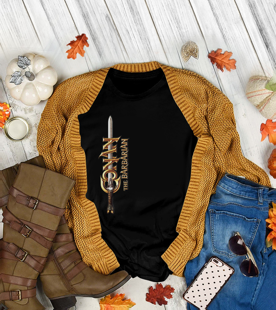 Conan The Barbarian Sword Logo CB 036 T-Shirt