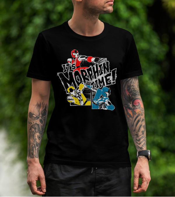 It's Morphin Time Power Rangers T-Shirt
