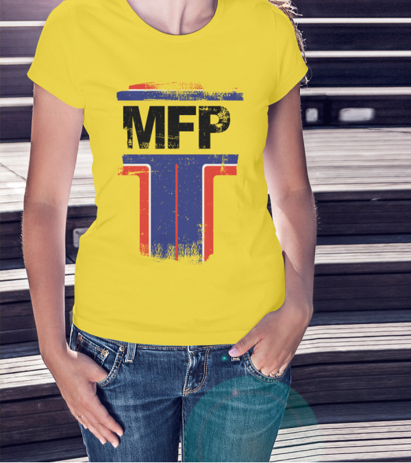 Mad Max MFP Main Force Patrol Vintage Logo Ao Vang T-Shirt