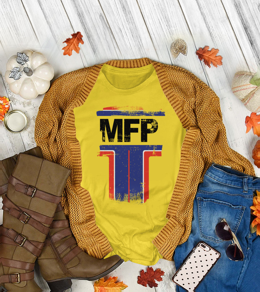 Mad Max MFP Main Force Patrol Vintage Logo Ao Vang T-Shirt