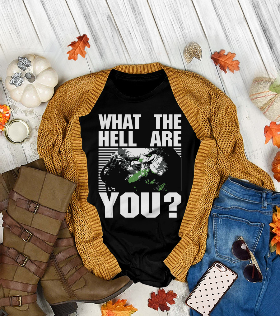 Predator Alien What The Hell Are You? T-Shirt