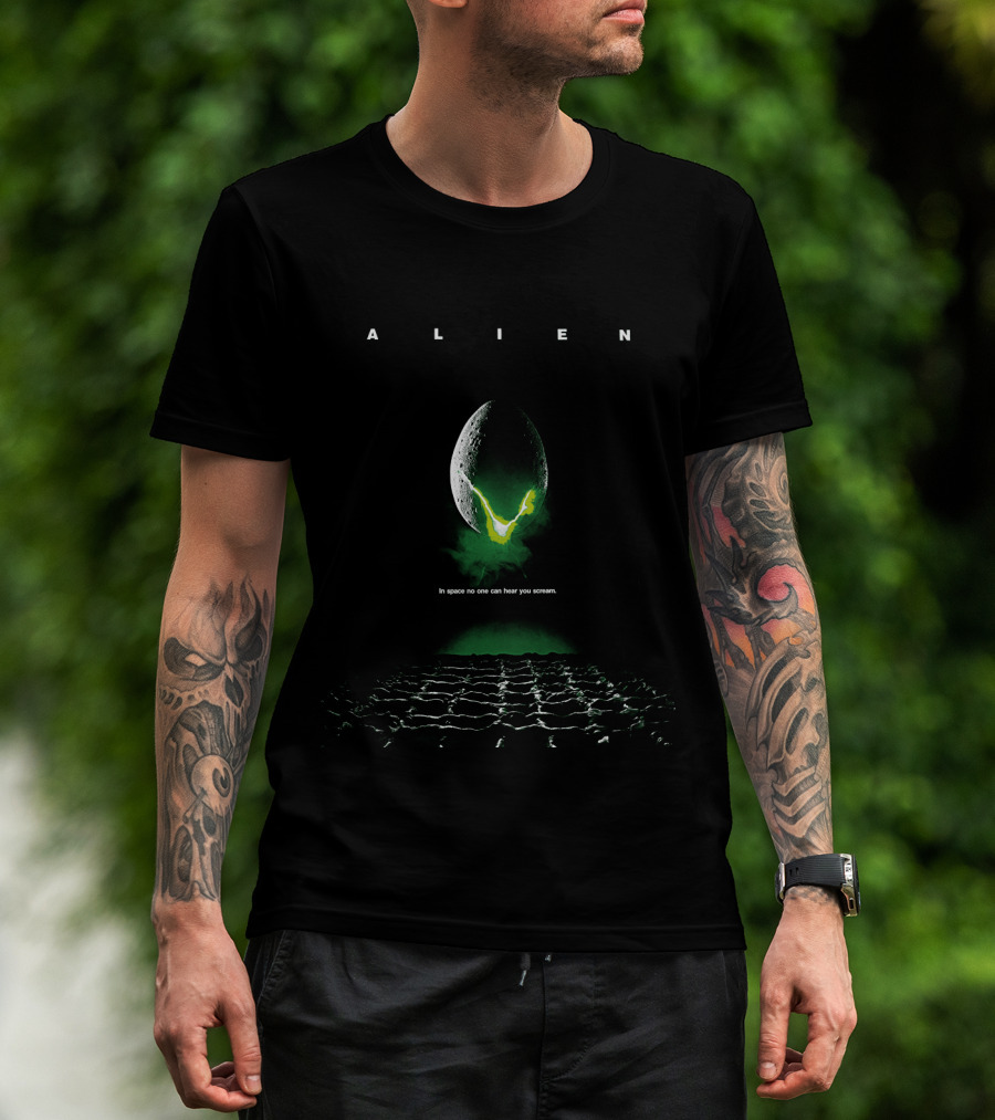 Alien 1979 In Space No One Can Hear You Scream T-Shirt