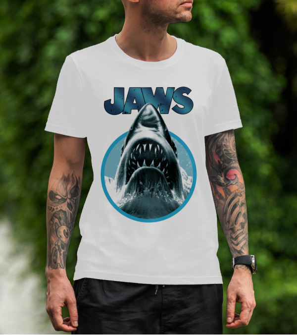 JAWS Shark Iconic Movie T-Shirt