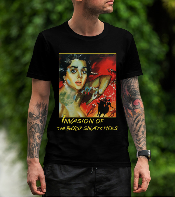 Invasion Of The Body Snatchers 1978 Classic Horror Movie Cover T-Shirt