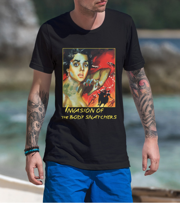 Invasion Of The Body Snatchers 1978 Classic Horror Movie Cover T-Shirt