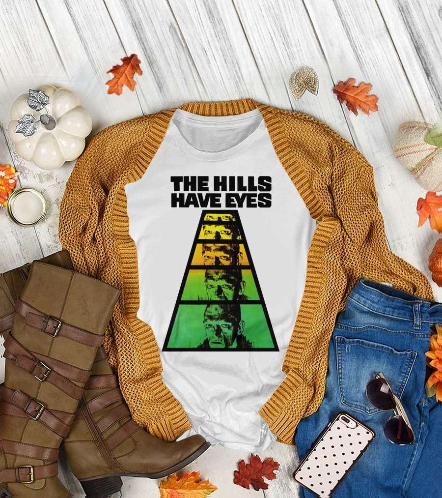 The Hills Have Eyes Retro 1977 Pyramid Faces T-Shirt