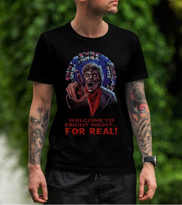 Welcome To Fright Night 1985 For Real Horror T-Shirt