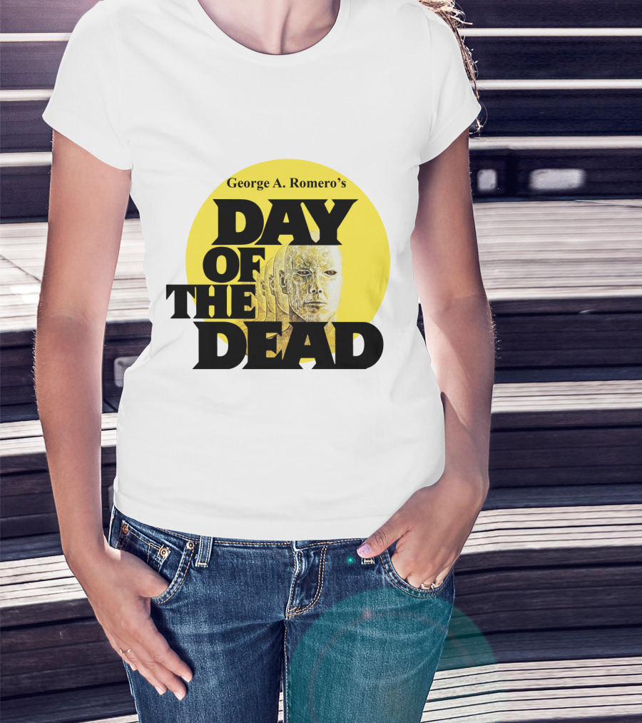George A. Romero's Day Of The Dead Zombie Horror Movie T-Shirt
