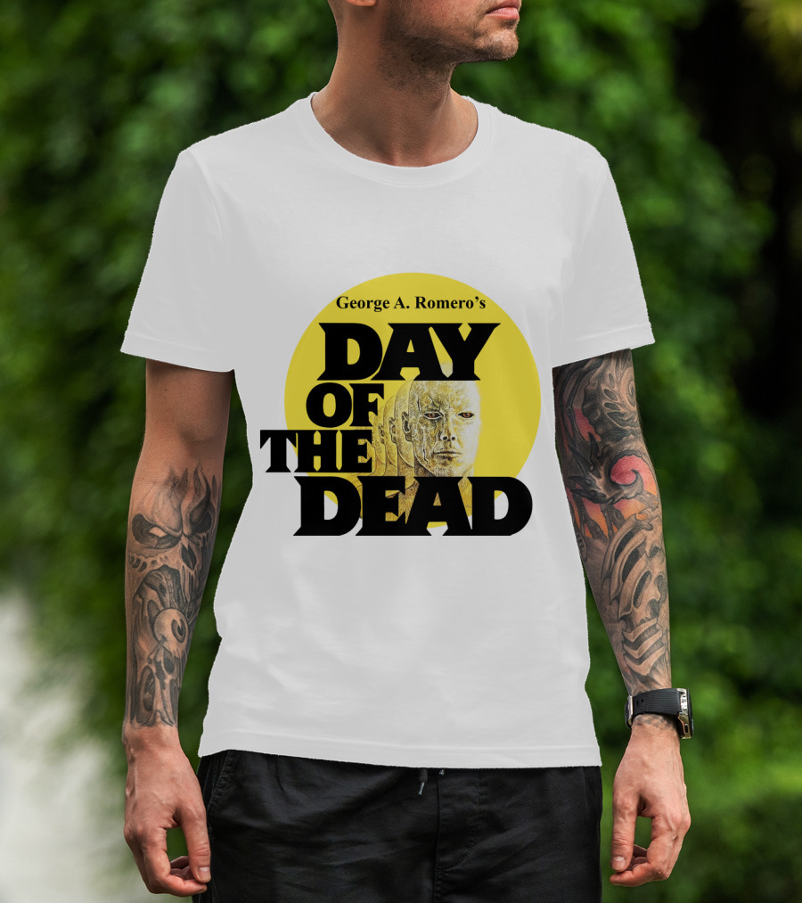 George A. Romero's Day Of The Dead Zombie Horror Movie T-Shirt
