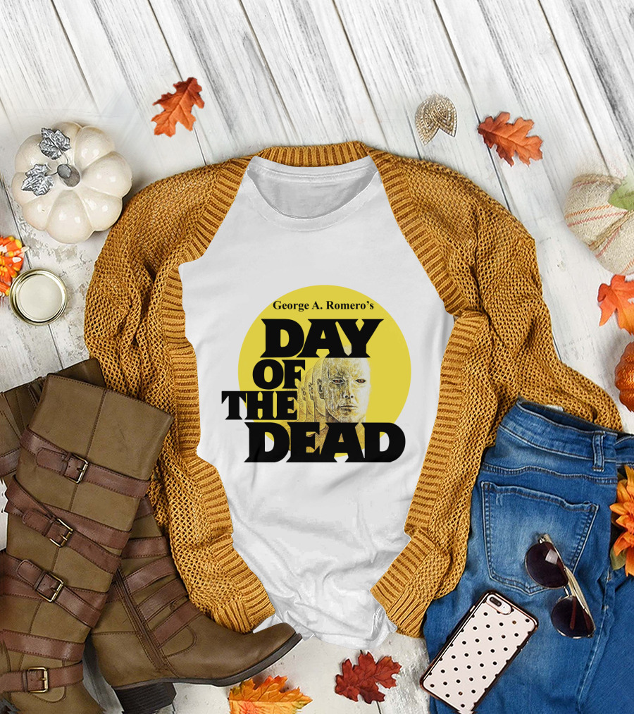 George A. Romero's Day Of The Dead Zombie Horror Movie T-Shirt