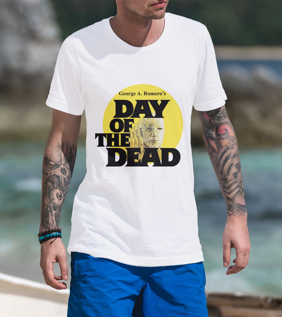 George A. Romero's Day Of The Dead Zombie Horror Movie T-Shirt