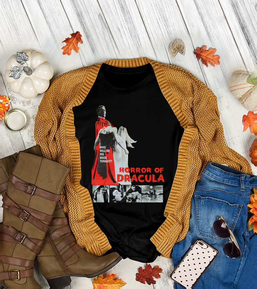 Horror of Dracula Who Will Be His Bride Tonight T-Shirt