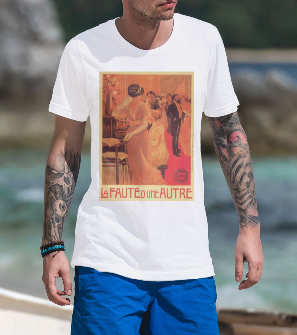 La Faute D'un Autre 1910 Elegant Ballroom Scene Bourgeois Society Vintage T-Shirt
