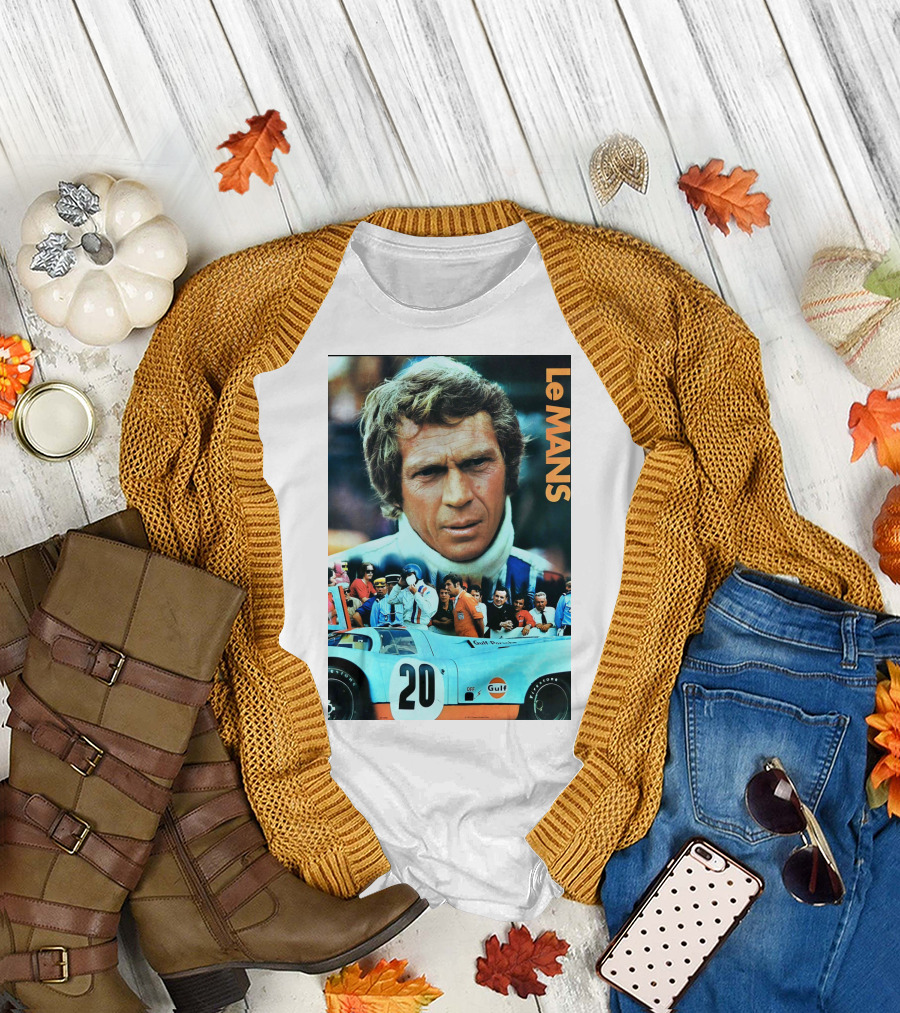 Le Mans 1971 Steve McQueen Gulf Racing 20 T-Shirt