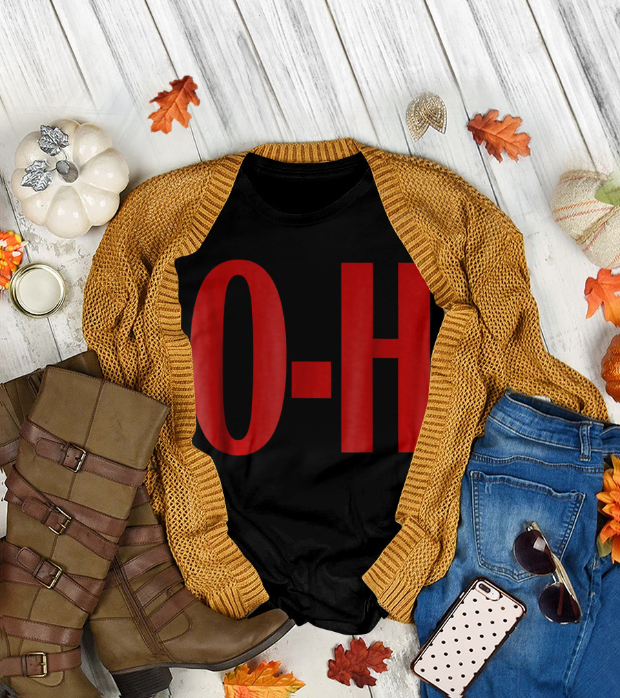 O H Couples Matching Ohio Sports Football T-Shirt
